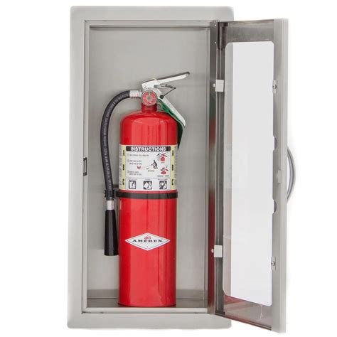 semi-recessed stainless steel first aid cabinet|semi finished fire extinguisher cabinets.